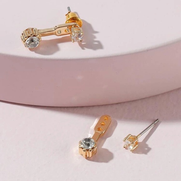 Gem earrings (I have three colors available) - Picture 2 of 4